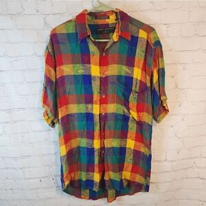 Men's Henry Grethel I Studio button-down shirt, size Medium